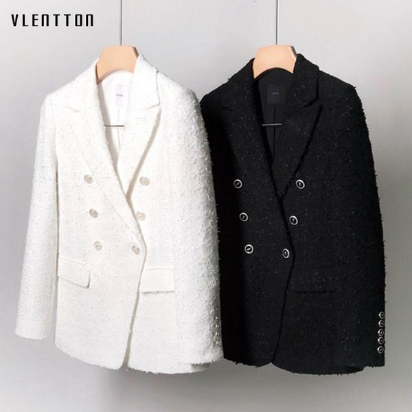 women's suits & blazers tweed office blazer women double breasted long sleeve white black jacket coat spring autumn female 0lzz
women's suits & blazers tweed office blazer women double breasted long sleeve white black jacket coat spring autumn female 0lzz