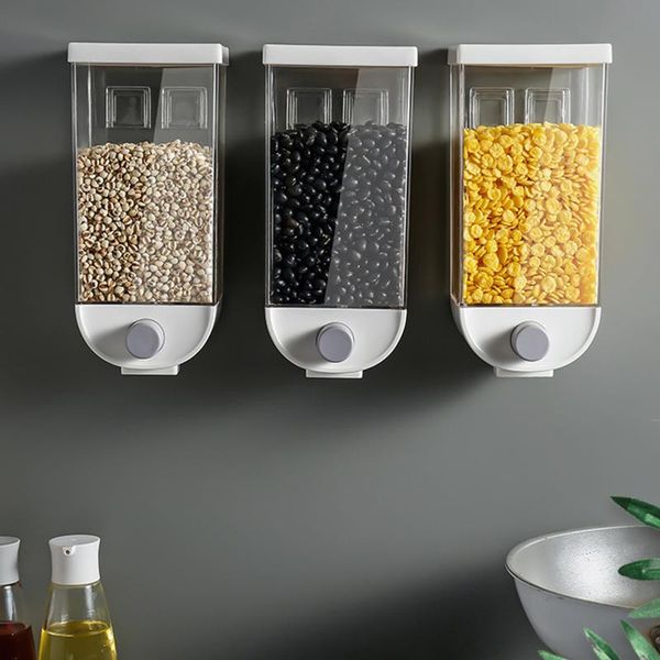 wall mounted rice storage tank dry dispenser whole grains bucket kitchen organizer bottles & jars
wall mounted rice storage tank dry dispenser whole grains bucket kitchen organizer bottles & jars