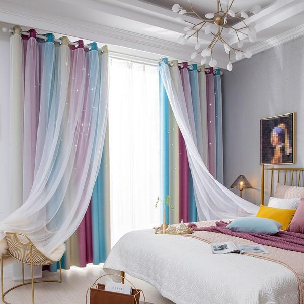 curtain & drapes star curtains stars blackout for kids girls bedroom living room colorful double layer window curtains, 1 panel (40
curtain & drapes star curtains stars blackout for kids girls bedroom living room colorful double layer window curtains, 1 panel (40