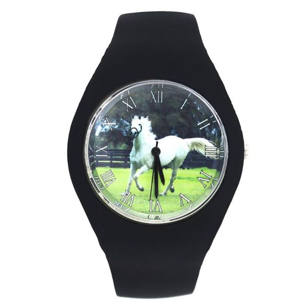 wristwatches horse racing white steed hobby animal fashion men women sport soft silicone strap quartz wrist watch, Slivery;brown
wristwatches horse racing white steed hobby animal fashion men women sport soft silicone strap quartz wrist watch, Slivery;brown