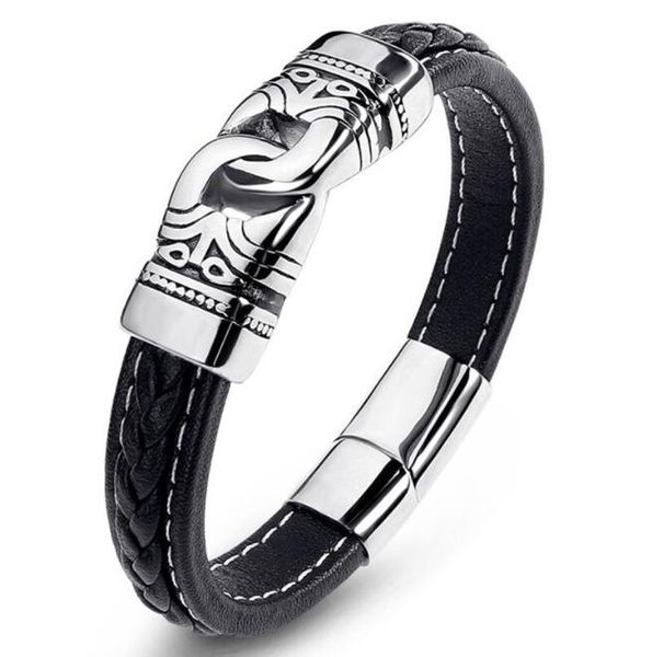charm bracelets personality viking celtic pattern leather bracelet punk rock hip hop jewelry for men, Golden;silver
charm bracelets personality viking celtic pattern leather bracelet punk rock hip hop jewelry for men, Golden;silver
