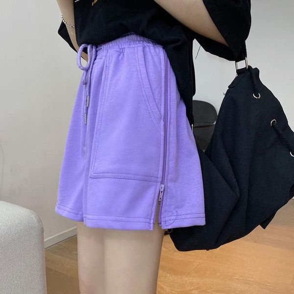 women's shorts 2021 simple oversized casual for women loose summer female beach chic solid color short, White;black
women's shorts 2021 simple oversized casual for women loose summer female beach chic solid color short, White;black
