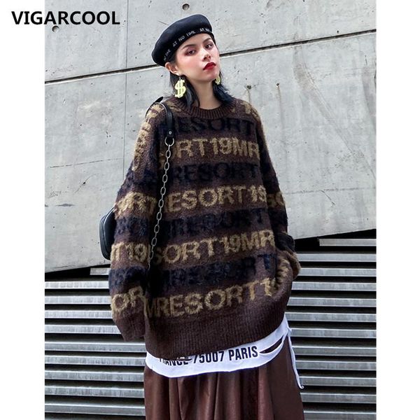 women's sweaters high-quality mohair mid-length sweater women 2021 autumn and winter loose hedging lazy wind large size thick letter, White;black
women's sweaters high-quality mohair mid-length sweater women 2021 autumn and winter loose hedging lazy wind large size thick letter, White;black