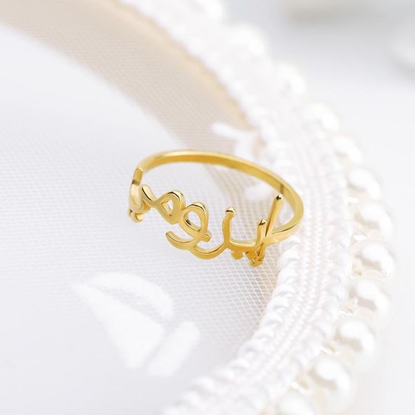 wedding rings presonalized custom arabic name ring stainless steel resizable engagement for women bague femme, Slivery;golden
wedding rings presonalized custom arabic name ring stainless steel resizable engagement for women bague femme, Slivery;golden