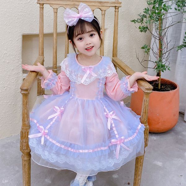 girls' dresses cekcya spanish girls dress baby lolita princess ball gown infant lace bow clothes children birthday eid party tulle dres, Red;yellow
girls' dresses cekcya spanish girls dress baby lolita princess ball gown infant lace bow clothes children birthday eid party tulle dres, Red;yellow