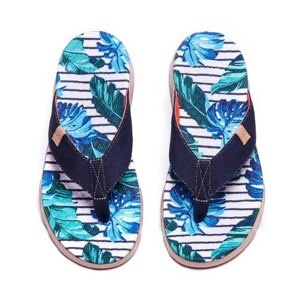 men's travel flip flops lightweight home slip ons walking casual art painted summer vacation jungle slippers, Black
men's travel flip flops lightweight home slip ons walking casual art painted summer vacation jungle slippers, Black