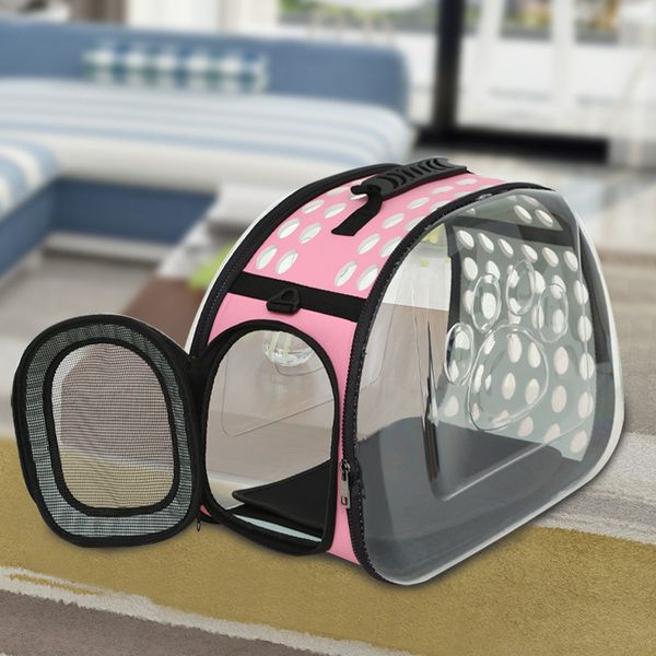 Transparent Portable Outdoor Zipper Backpack One Shoulder Cat Dog Universal Breathable Space Capsule Pet Bag
Transparent Portable Outdoor Zipper Backpack One Shoulder Cat Dog Universal Breathable Space Capsule Pet Bag
