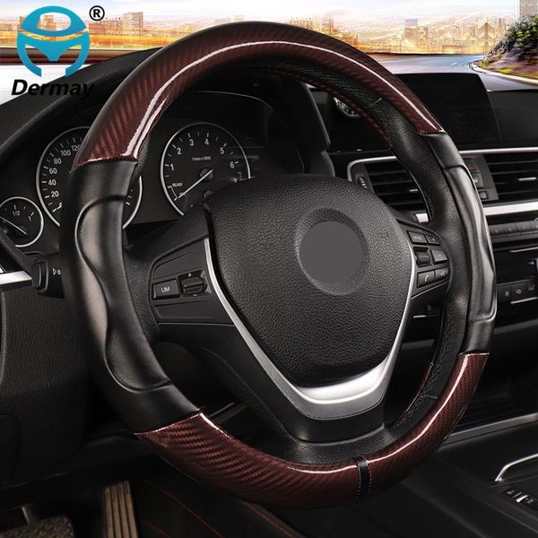 steering wheel covers soft leather luxury car cover non-slip + carbon fibre universal m size fit standard 37-38cm
steering wheel covers soft leather luxury car cover non-slip + carbon fibre universal m size fit standard 37-38cm
