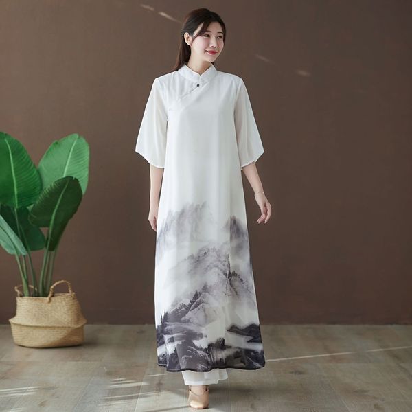 2021 chinese style dress cheongsam collar shirt vestido womens summer sundress female robe vintage femme print maxi dress 11176, Red
2021 chinese style dress cheongsam collar shirt vestido womens summer sundress female robe vintage femme print maxi dress 11176, Red