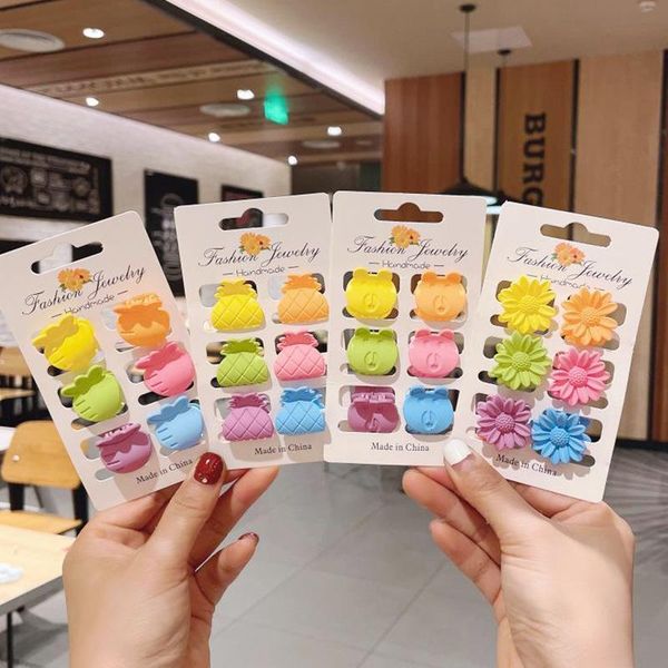 hair accessories 6pcs girls candy color accessory cute matte flower fruit smile for children solid hairpin, Slivery;white
hair accessories 6pcs girls candy color accessory cute matte flower fruit smile for children solid hairpin, Slivery;white