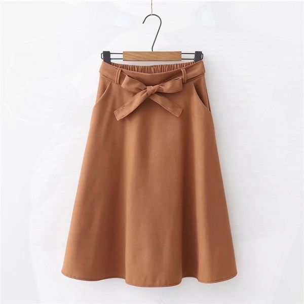 elegant women skirt high waist pleated knee length skirt vintage a line big bow skirts 210518, Black
elegant women skirt high waist pleated knee length skirt vintage a line big bow skirts 210518, Black