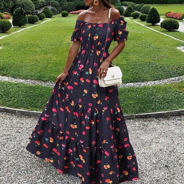 casual dresses dresses celmia summer off shoulder dress women elegant elastic waist a-line sundress floral print maxi vestidos plus s wa1i, Black;gray
casual dresses dresses celmia summer off shoulder dress women elegant elastic waist a-line sundress floral print maxi vestidos plus s wa1i, Black;gray