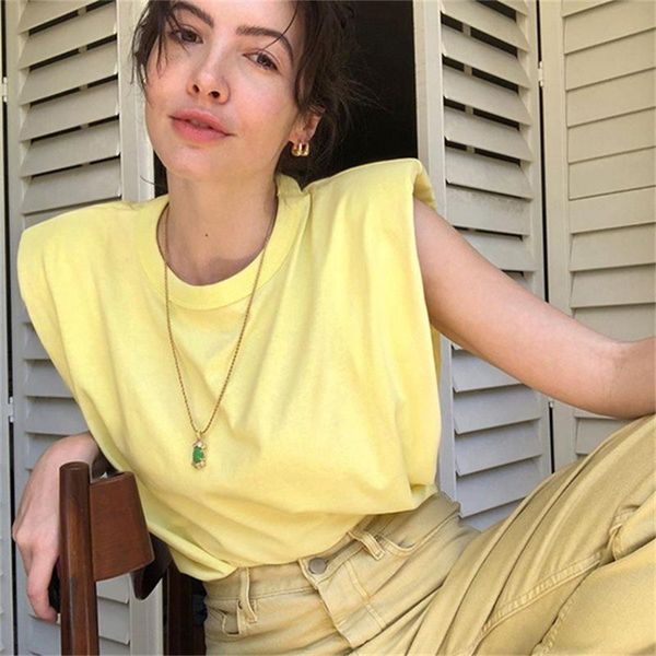 women's blouses & shirts spring summer sleeveless loose women fashion o neck tank sport tees t-shirts female casual basic shirt cam, White
women's blouses & shirts spring summer sleeveless loose women fashion o neck tank sport tees t-shirts female casual basic shirt cam, White