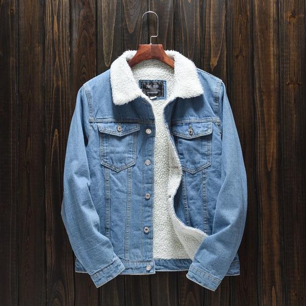 men's jackets coat fashion warm fleece thickened denim jacket winter plus 6xl, Black;brown
men's jackets coat fashion warm fleece thickened denim jacket winter plus 6xl, Black;brown
