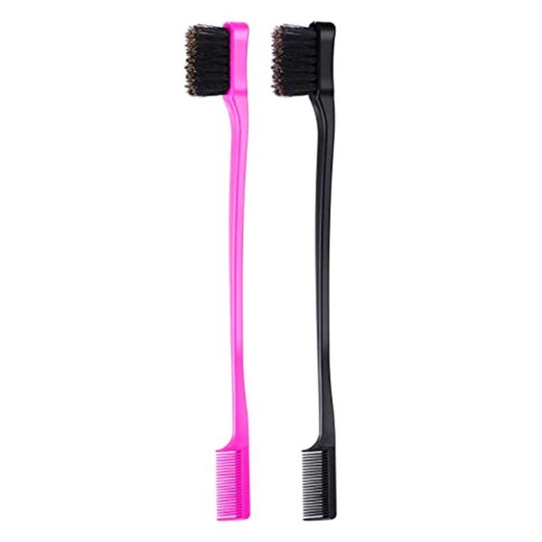 hair brushes 2pcs double sided makeup home salon styling tool 2 in 1 dye edge control accessories easy use eyebrow comb brush portable, Silver
hair brushes 2pcs double sided makeup home salon styling tool 2 in 1 dye edge control accessories easy use eyebrow comb brush portable, Silver