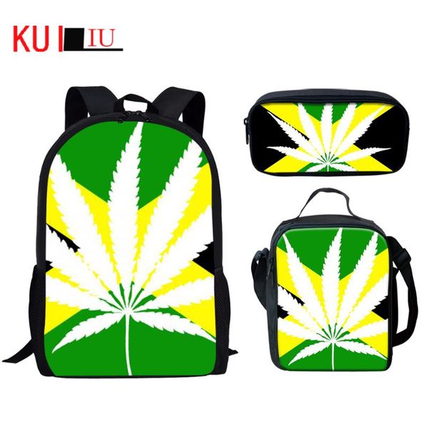 backpack kuiliu 3pcs/set 2021 fashion jamaica flag lunch bags laeves 3d print school bag student pen
backpack kuiliu 3pcs/set 2021 fashion jamaica flag lunch bags laeves 3d print school bag student pen