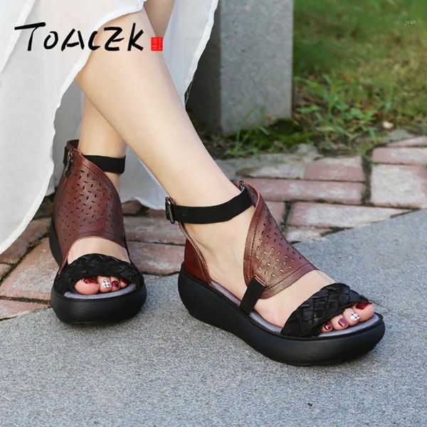 sandals british wind women's shoes, summer muffin soles, vintage flat-colored slope heel sandals, leather high cool boots1, Black
sandals british wind women's shoes, summer muffin soles, vintage flat-colored slope heel sandals, leather high cool boots1, Black