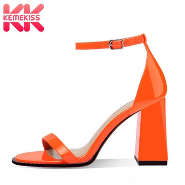 kemekiss real leather women sandals square heel shoes summer open toe party lady beach travel female footwear size 33-42, Black
kemekiss real leather women sandals square heel shoes summer open toe party lady beach travel female footwear size 33-42, Black