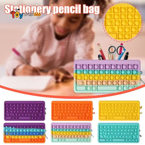 fidget toys pencil case colorful push bubble keyboard sensory squishy stress reliever autism needs anti-stress rainbow toy for children gift
fidget toys pencil case colorful push bubble keyboard sensory squishy stress reliever autism needs anti-stress rainbow toy for children gift