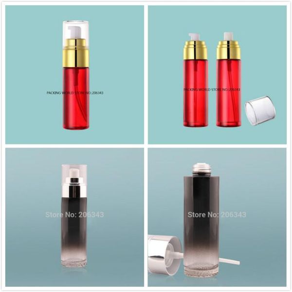 80ml dark brown/red color glass bottle with silver/gold pump for serum/lotion/foundation/emulsion/toner skin care cosmetic pack storage bott
80ml dark brown/red color glass bottle with silver/gold pump for serum/lotion/foundation/emulsion/toner skin care cosmetic pack storage bott