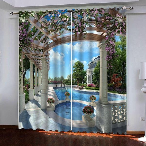 curtain & drapes flower corridor swimming pool curtains custom 3d landscape living room bedroom blackout window
curtain & drapes flower corridor swimming pool curtains custom 3d landscape living room bedroom blackout window