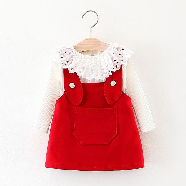 girl's dresses baby girls t-shirts + dress children strap kids clothes 0-3 years a160, Red;yellow
girl's dresses baby girls t-shirts + dress children strap kids clothes 0-3 years a160, Red;yellow