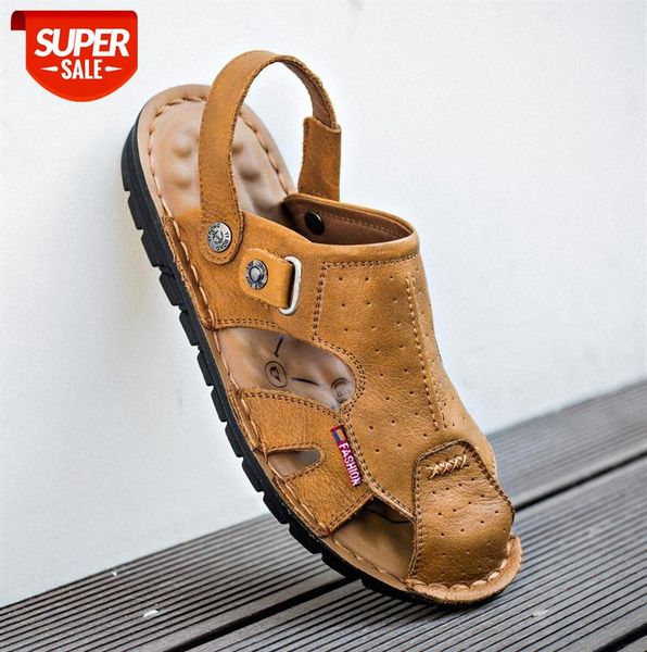 outdoor baotou men's beach shoes leather two-wear sandals full cowhide casual #wg89, Black
outdoor baotou men's beach shoes leather two-wear sandals full cowhide casual #wg89, Black