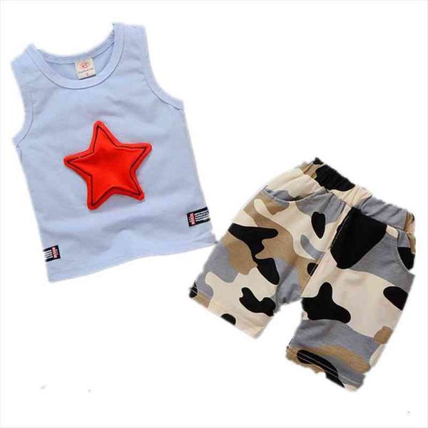 summer baby boys girls cotton clothes children pentagram vest camouflage shorts toddler casual wear clothing infant tracksuit, White
summer baby boys girls cotton clothes children pentagram vest camouflage shorts toddler casual wear clothing infant tracksuit, White