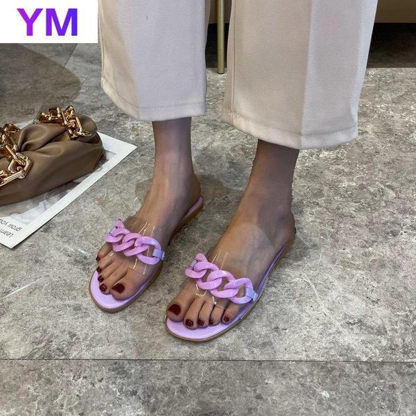 sandals summer shoes ladies' luxury slides transparent heel women rubber flip flops shallow square designer soft zapatillas, Black
sandals summer shoes ladies' luxury slides transparent heel women rubber flip flops shallow square designer soft zapatillas, Black
