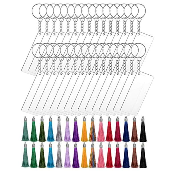 keychains set including 30 acrylic blanks leather tassels key chain rings open small and 26 letters, Silver
keychains set including 30 acrylic blanks leather tassels key chain rings open small and 26 letters, Silver