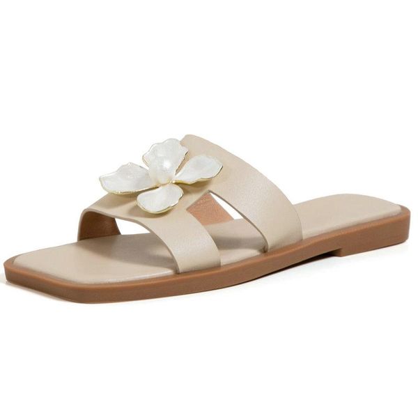 slippers flower decoration women punk 2021 summer low heels sandals for genuine leather basic casual shoes woman, Black
slippers flower decoration women punk 2021 summer low heels sandals for genuine leather basic casual shoes woman, Black