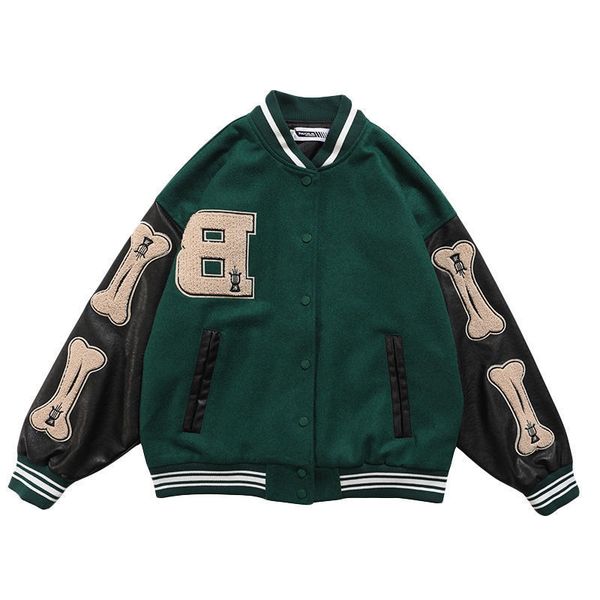 men's jackets winter european and american temperament hip-hop uniform impression of baseball women street shirt loose couture jacket e, Black;brown
men's jackets winter european and american temperament hip-hop uniform impression of baseball women street shirt loose couture jacket e, Black;brown