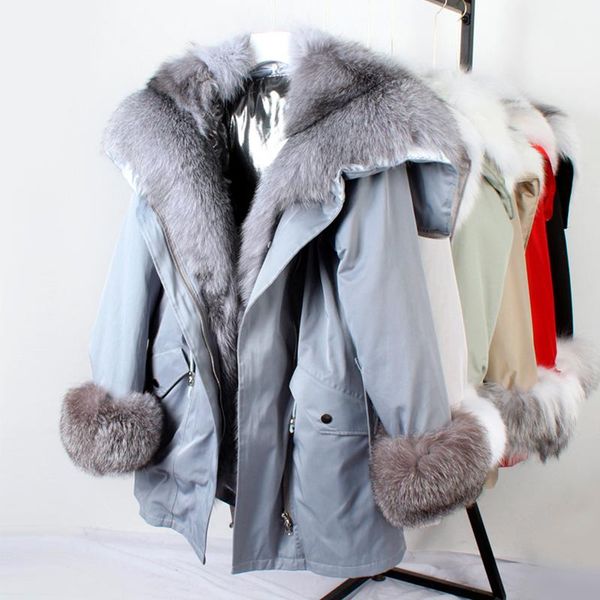women's fur & faux 2021 brand liner jackets winter parka women real coat long natural collar thick warm outerwear, Black
women's fur & faux 2021 brand liner jackets winter parka women real coat long natural collar thick warm outerwear, Black