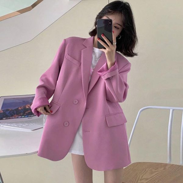 women's suits & blazers hstar women pink casual pure color spring blazer notched collar long sleeve loose jacket fashion tide autumn 20, White;black
women's suits & blazers hstar women pink casual pure color spring blazer notched collar long sleeve loose jacket fashion tide autumn 20, White;black