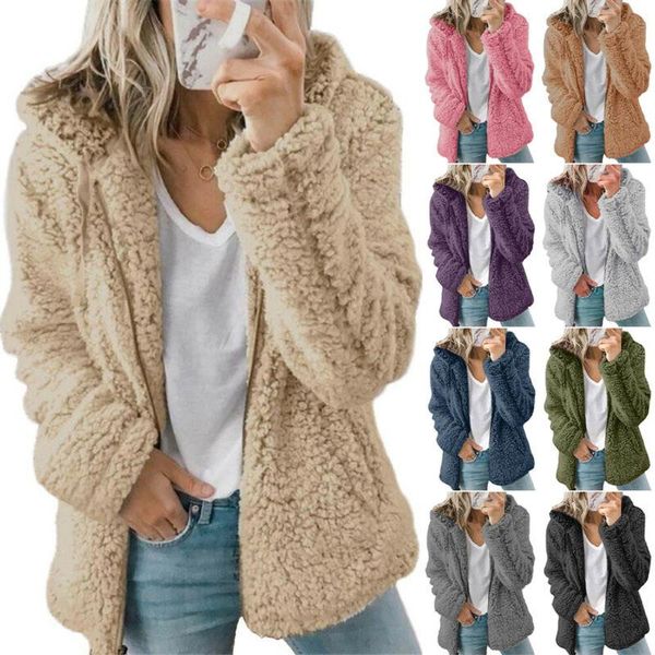 women's jackets womens winter warmer cardigan outwear teddy bear long sleeve coat jacket, Black;brown
women's jackets womens winter warmer cardigan outwear teddy bear long sleeve coat jacket, Black;brown