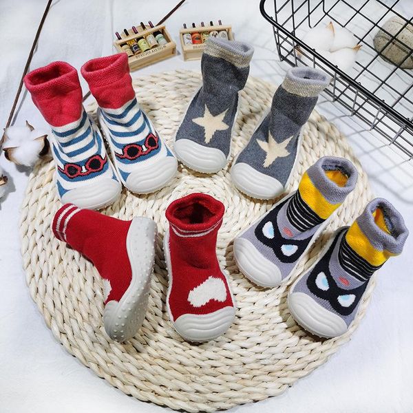 thick warm baby girl boy floor sock shoes nonslip toddler in winter soft rubber soles socks born first walkers
thick warm baby girl boy floor sock shoes nonslip toddler in winter soft rubber soles socks born first walkers
