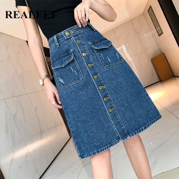 skirts realeft autumn winter button patchwork casual denim midi high waist pockets jeans loose a-line skirt plus size blue, Black
skirts realeft autumn winter button patchwork casual denim midi high waist pockets jeans loose a-line skirt plus size blue, Black