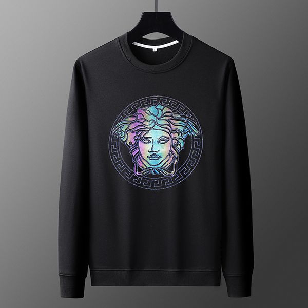 men's hoodies coat hoodie loose fitting pullover solid color casual sweater, Black
men's hoodies coat hoodie loose fitting pullover solid color casual sweater, Black