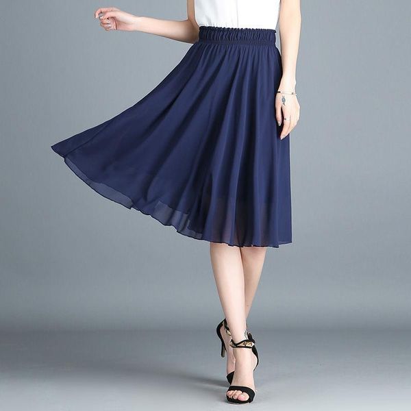 skirts 2021 women spring summer casual pleated skirt lady vintage elastic high waist a-line solid female print loose faldas f483, Black
skirts 2021 women spring summer casual pleated skirt lady vintage elastic high waist a-line solid female print loose faldas f483, Black