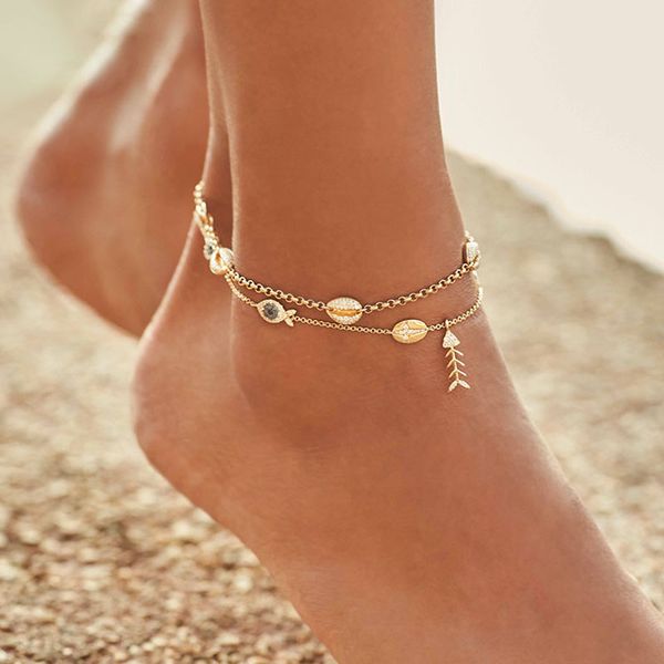 sljey brand 925 sterling silver cubic zirconia yellow gold color conch shell eye fish anklet women fine fashion summer jewelry, Red;blue
sljey brand 925 sterling silver cubic zirconia yellow gold color conch shell eye fish anklet women fine fashion summer jewelry, Red;blue