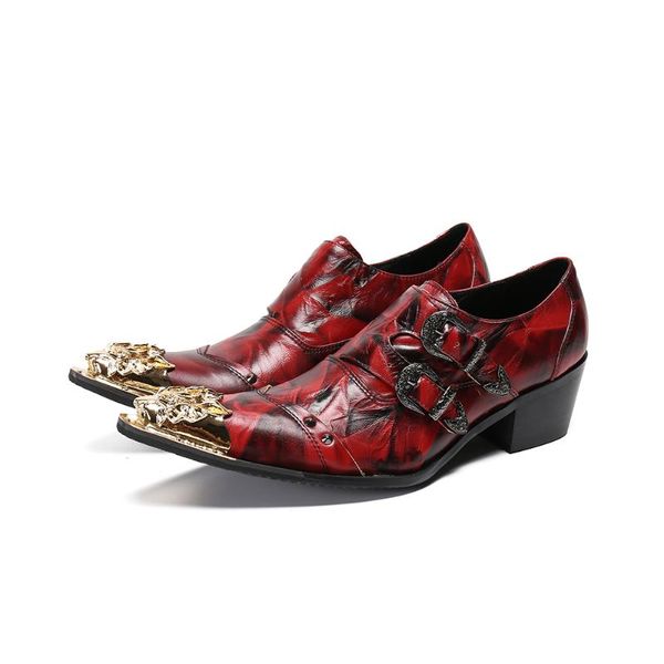 dress shoes men's formal men steel toe double buckles party wedding low heels print color breathable handsome, Black
dress shoes men's formal men steel toe double buckles party wedding low heels print color breathable handsome, Black