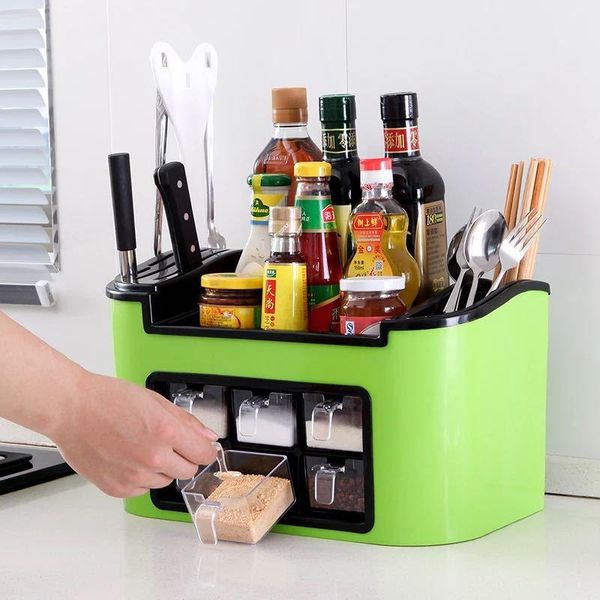 storage bottles & jars multifunctional kitchen seasoning box spice jar container knife shelf rack organizer supplies glass
storage bottles & jars multifunctional kitchen seasoning box spice jar container knife shelf rack organizer supplies glass