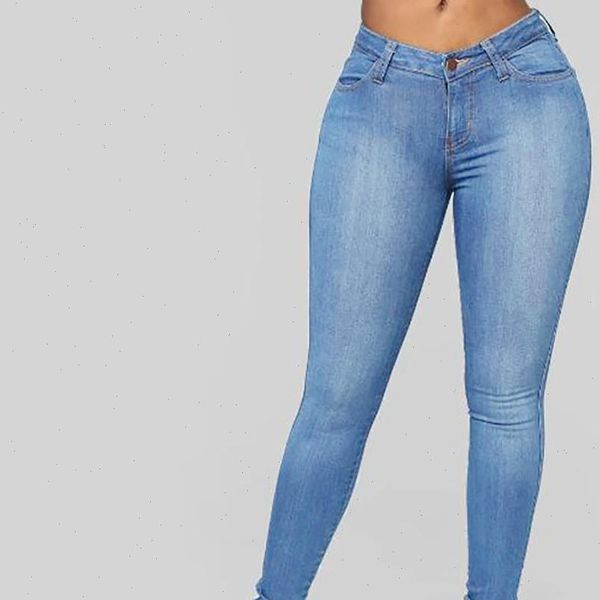 fashion ladys calsa feminino plus womens jeans size high stretch slim mujer casual pencil pants large g2, Blue
fashion ladys calsa feminino plus womens jeans size high stretch slim mujer casual pencil pants large g2, Blue