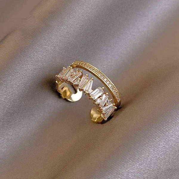 luxury zircon gold double student opening rings for woman 2021 new fashion gothic finger jewelry wedding party girl's ring g1125, Slivery;golden
luxury zircon gold double student opening rings for woman 2021 new fashion gothic finger jewelry wedding party girl's ring g1125, Slivery;golden
