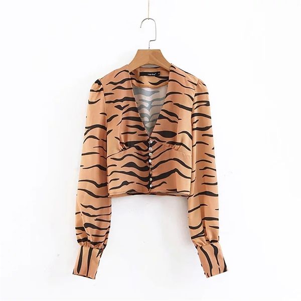vintage womens and blouses long sleeve crop tiger striped chiffon blouse women shirts streetwear ladies 210521, White
vintage womens and blouses long sleeve crop tiger striped chiffon blouse women shirts streetwear ladies 210521, White