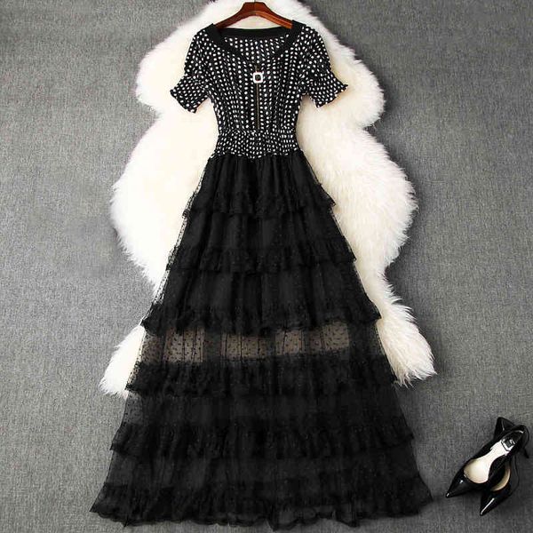 casual dresses spring summer short sleeve v neck black retro polka dot print tulle panelled zipper long maxi dress elegant la24t10757 uoml, Black;gray
casual dresses spring summer short sleeve v neck black retro polka dot print tulle panelled zipper long maxi dress elegant la24t10757 uoml, Black;gray