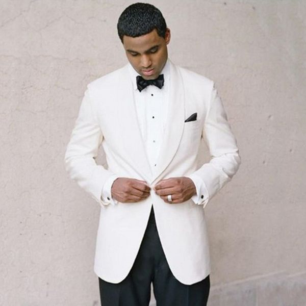 men's suits & blazers custom made white wedding for men slim fit groom tuxedo peaked lapel groomsmen jacket pants 2piece costume 1, White;black
men's suits & blazers custom made white wedding for men slim fit groom tuxedo peaked lapel groomsmen jacket pants 2piece costume 1, White;black