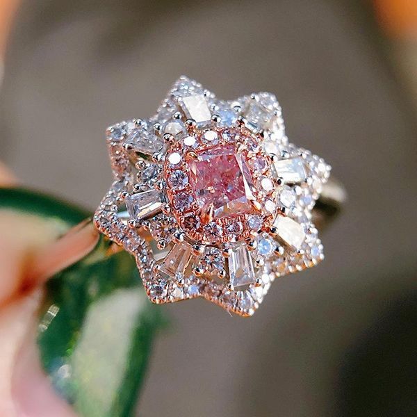 wedding rings fashion pink diamond ring classic full set princess square female for women engagement party jewelry gifts, Slivery;golden
wedding rings fashion pink diamond ring classic full set princess square female for women engagement party jewelry gifts, Slivery;golden