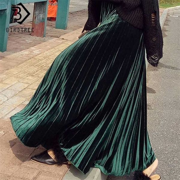 90cm length autumn winter girls velvet pleated maxi skirt korean ladies elastic high waist casual skirts bottoms b0n312n 211214, Black
90cm length autumn winter girls velvet pleated maxi skirt korean ladies elastic high waist casual skirts bottoms b0n312n 211214, Black