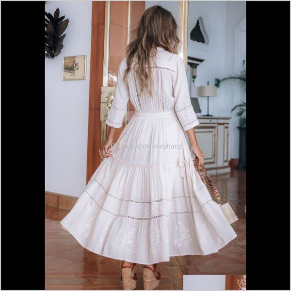casual womens clothing apparel drop delivery 2021 white embroidery midi dress women elegant v-neck half sleeve hollow out lace patchwork but, Black;gray
casual womens clothing apparel drop delivery 2021 white embroidery midi dress women elegant v-neck half sleeve hollow out lace patchwork but, Black;gray